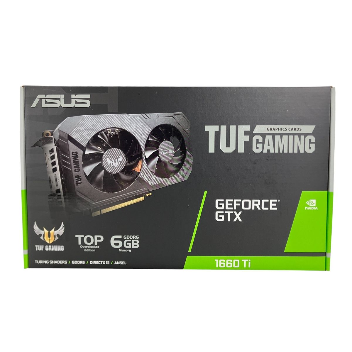 【動作品】ASUS GTX1660Ti グラフィックスカード グラフィックボード・グラボ・ビデオカード ASUS TUF-GTX1660TI-O6G