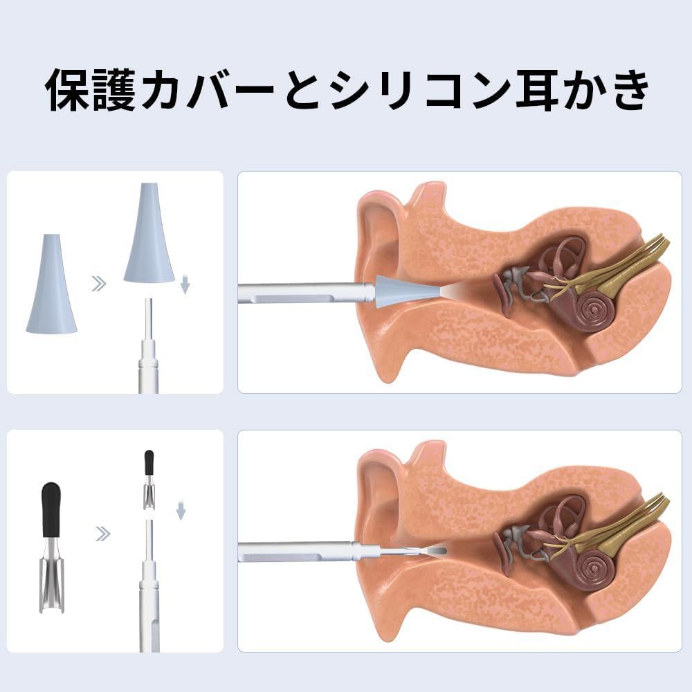 イヤーカメラ 耳掃除カメラ部分IP67防水