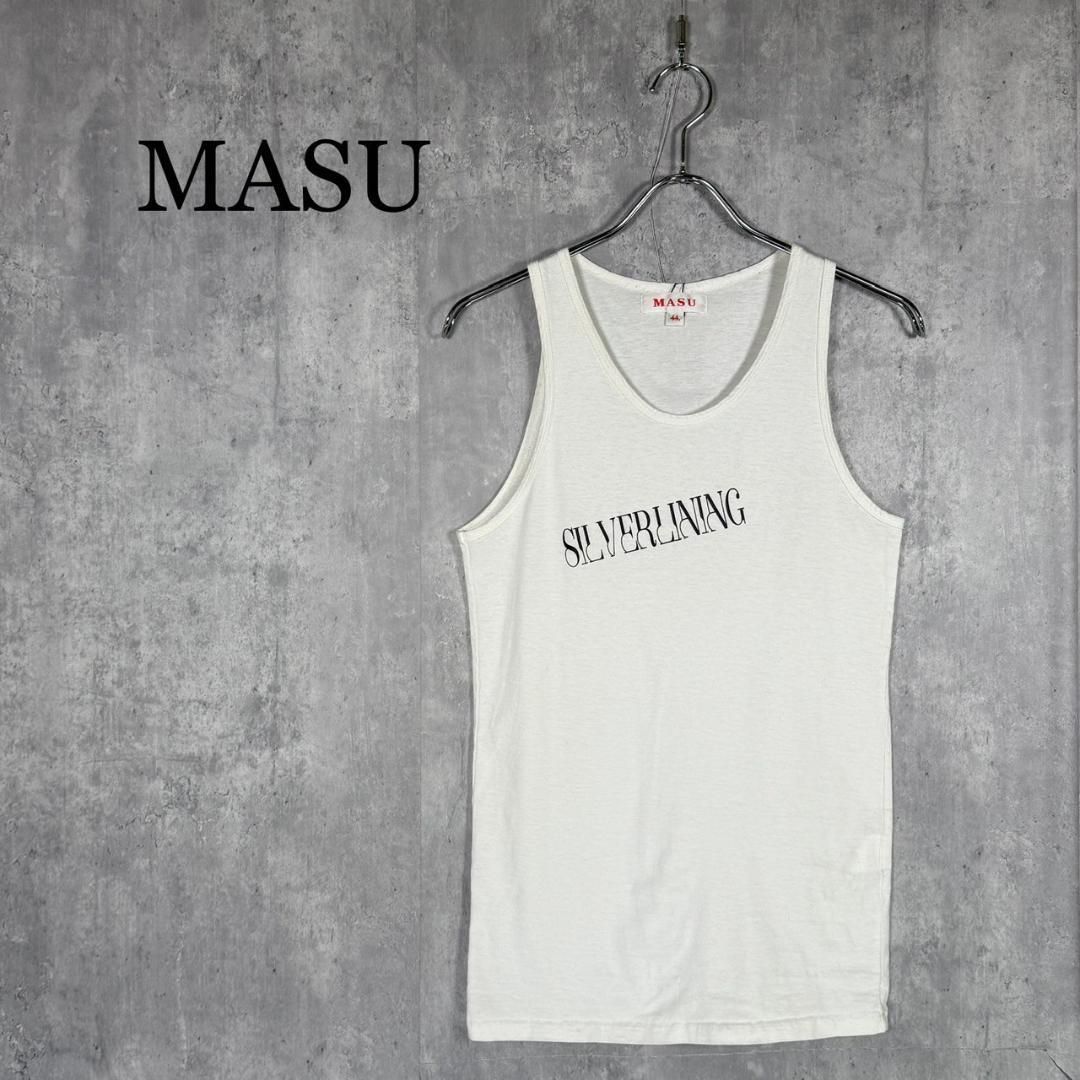 MASU エムエーエスユー 44 フロントプリント タンクトップ