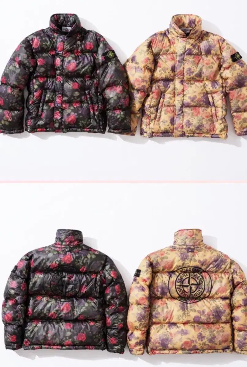 STONE  Supreme 花柄 ダウンジャケット STONE ISLAND(ストーンアイランド) x Supreme(シュプリーム