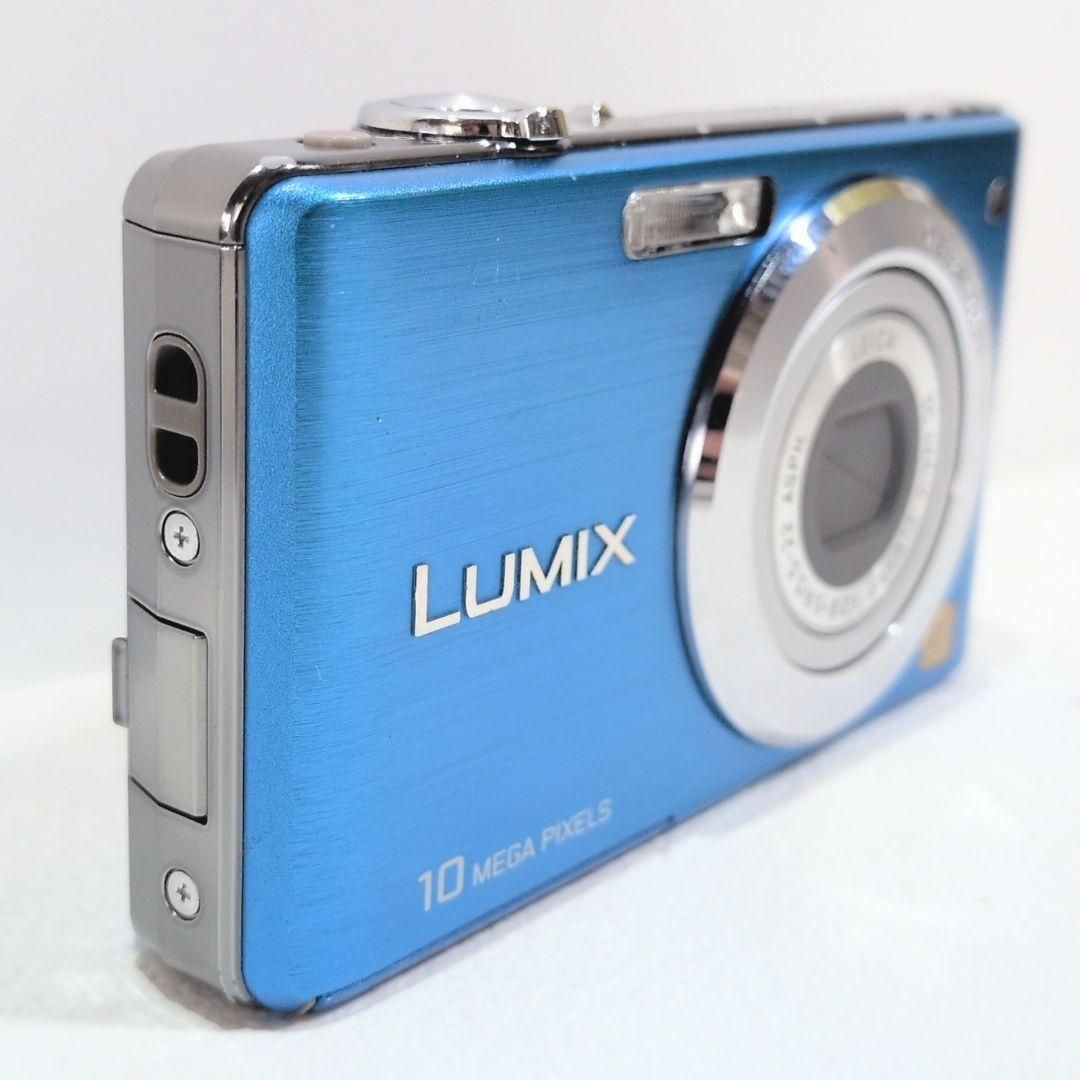 Panasonic LUMIX DMC-FS7 デジカメ ブルー 青 - メルカリ