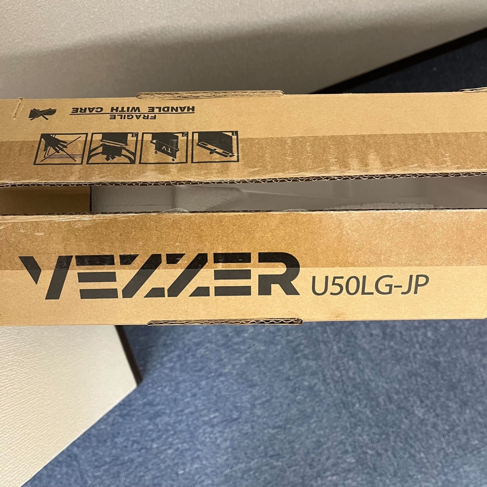 未使用】 VEZZER チューナーレス テレビ U50LG-JP 2024年製