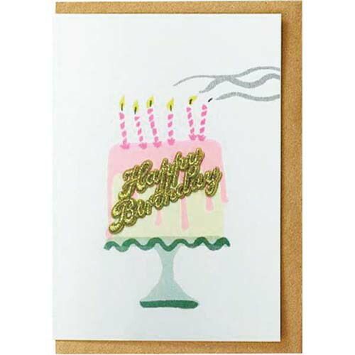 まとめ エルコミューン グリーティングカード ペトラボーズ 輸入グリーティングカード Riso Cake Card Birthday Cake YGC-029 ×15セット