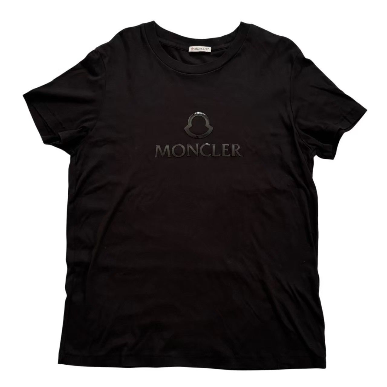 MONCLER モンクレール ロゴ入りTシャツ 黒 SS T-SHIRT H10938C00006 