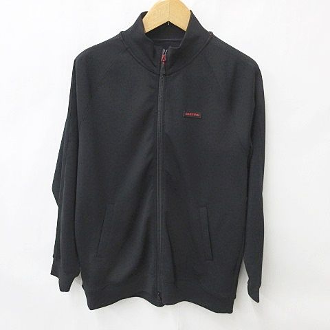 ブリーフィング BRIEFING ゴルフ ジャケット トラックジャケット 長袖 ジップアップ ロゴ ストレッチ 黒 ブラック L