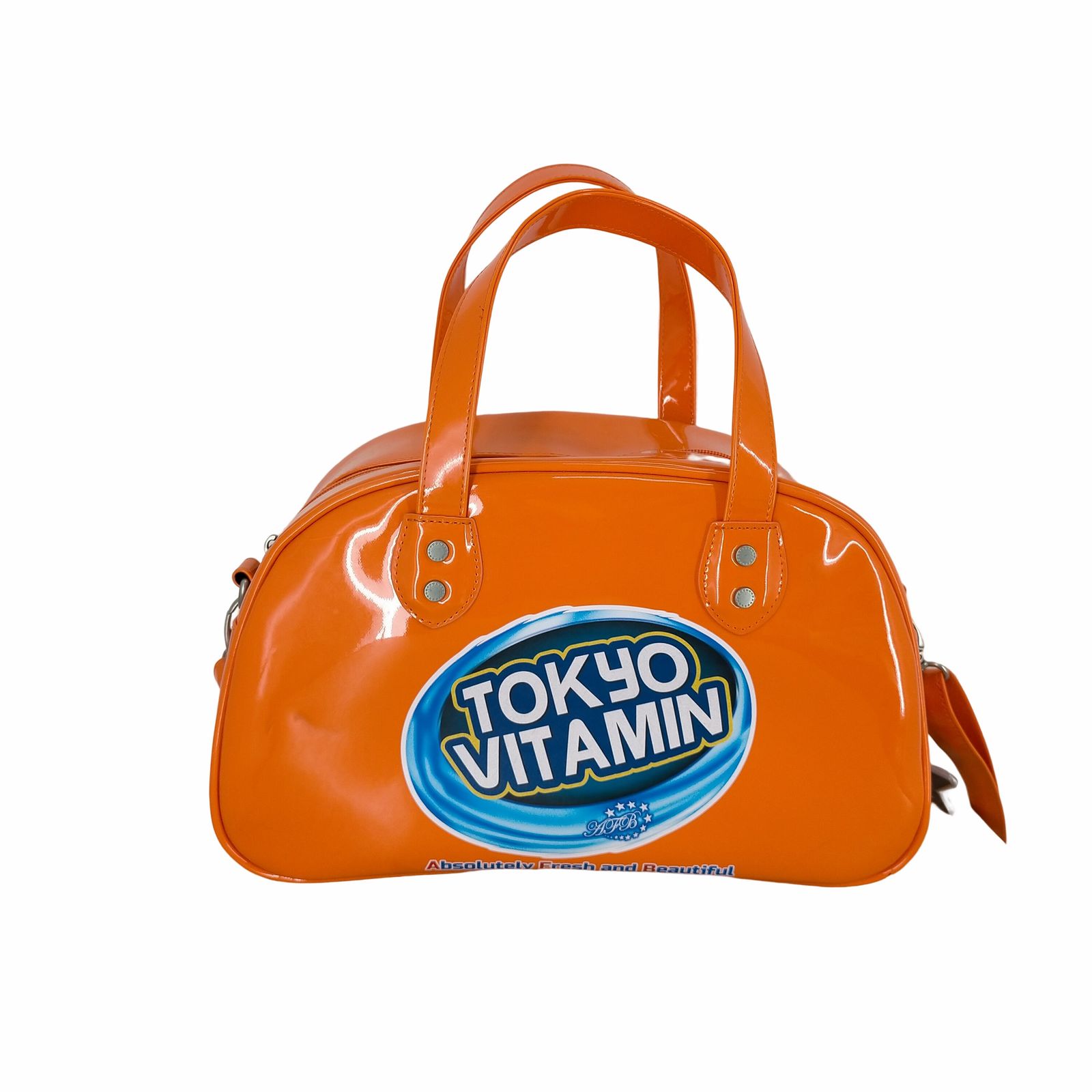 ユーズドフルギ USED古着 CANDY BAG エナメルボストンバッグ 
