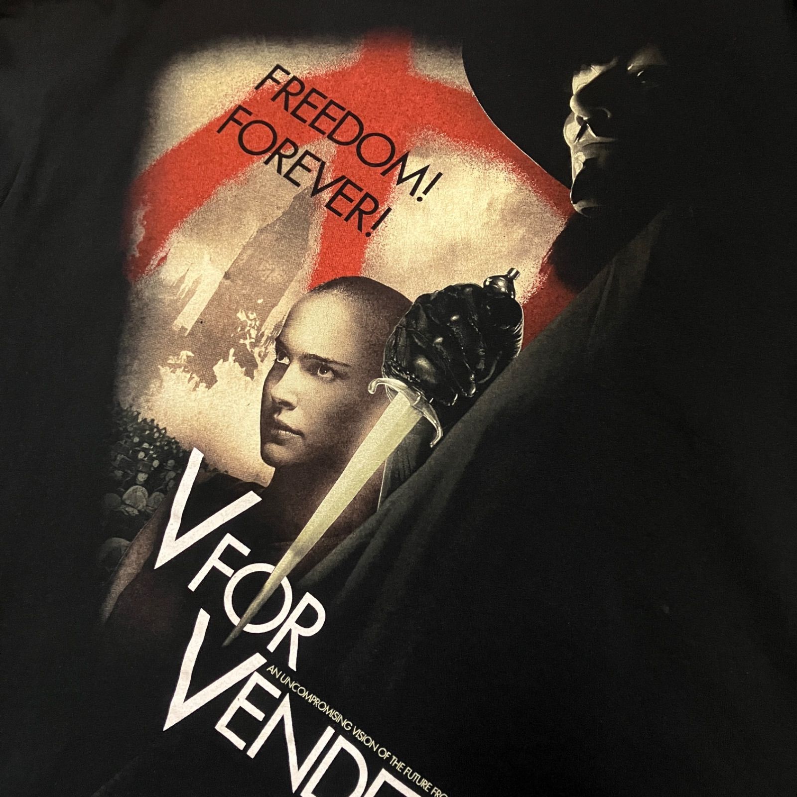 00s V FOR VENDETTA スウェットパーカ 映画 ナタリーポートマン 00s V FOR VENDETTA スウェットパーカ 映画 ナタリーポートマン