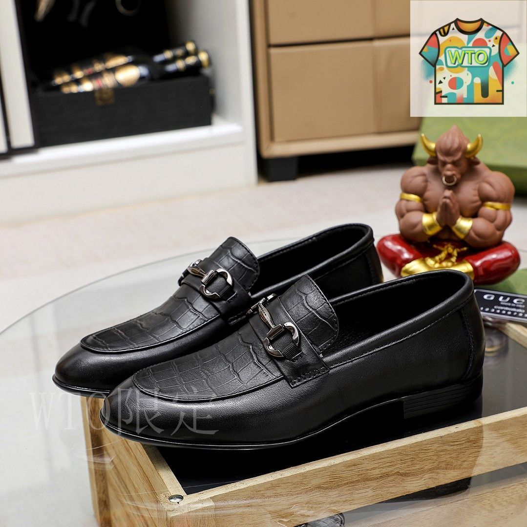 GUCCI メンズ ビジネス フォーマル レザーシューズ01-1 - メルカリ
