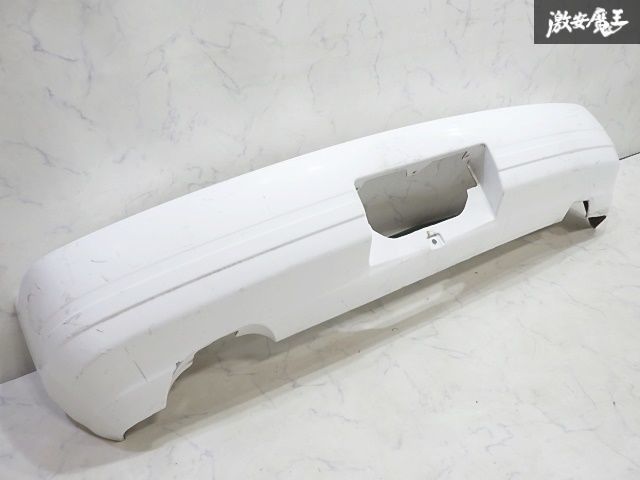 日産 純正 RPS13 180SX 中期 ノーマル リア リヤ バンパー 白 ホワイト系 ソリッド ウレタン製 S13 シルビア