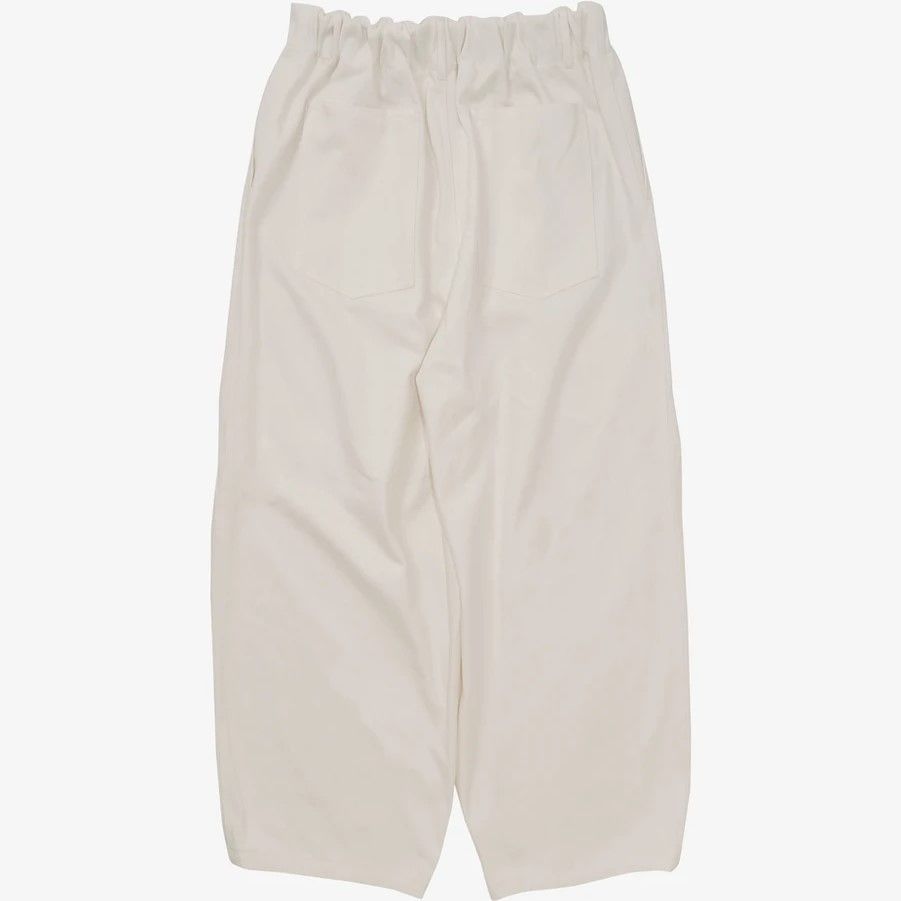 Sillage シアージ circular pants white denim one wash サーキュラー 