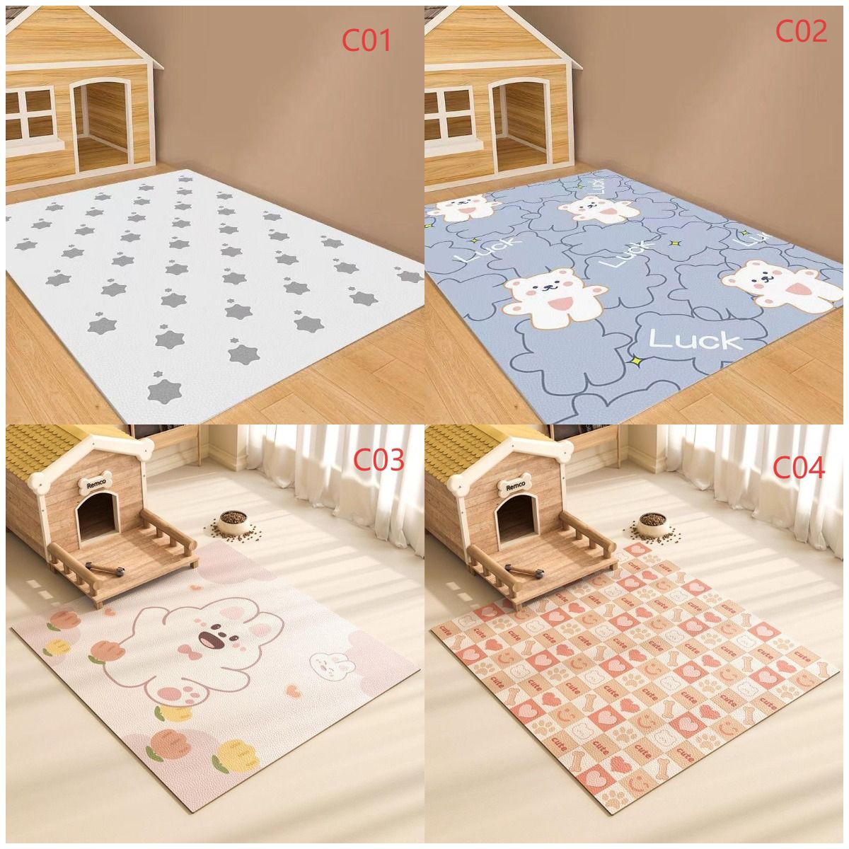 折りたたみ式マット 犬用マット