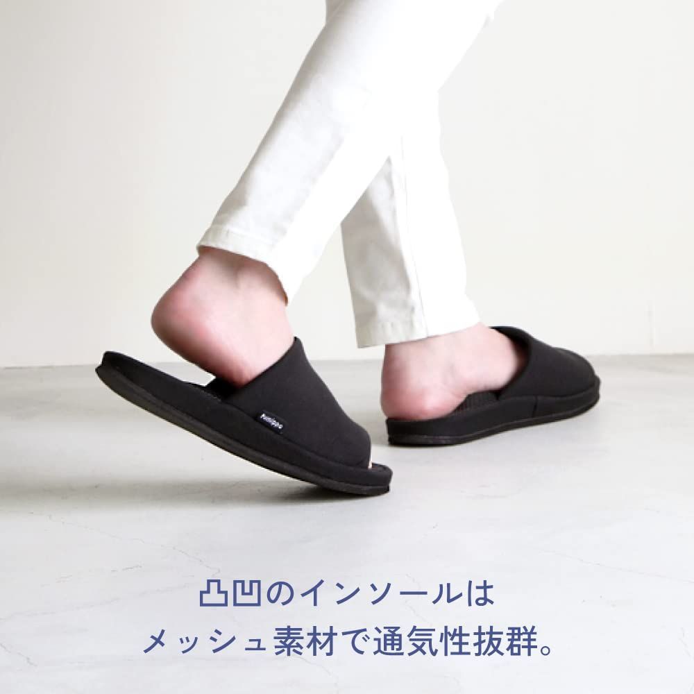 信頼 アルファックス 健康スリッパ メガ押しふみっぱ ピンク グイグイインソール
