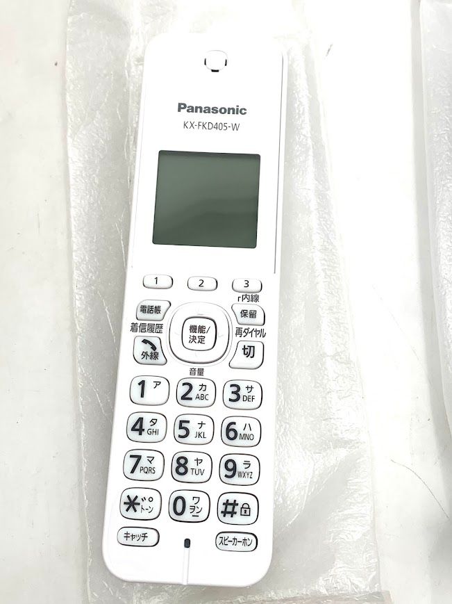 新品未使用】パナソニック コードレス機(子機1台) VE-GD27DL-W