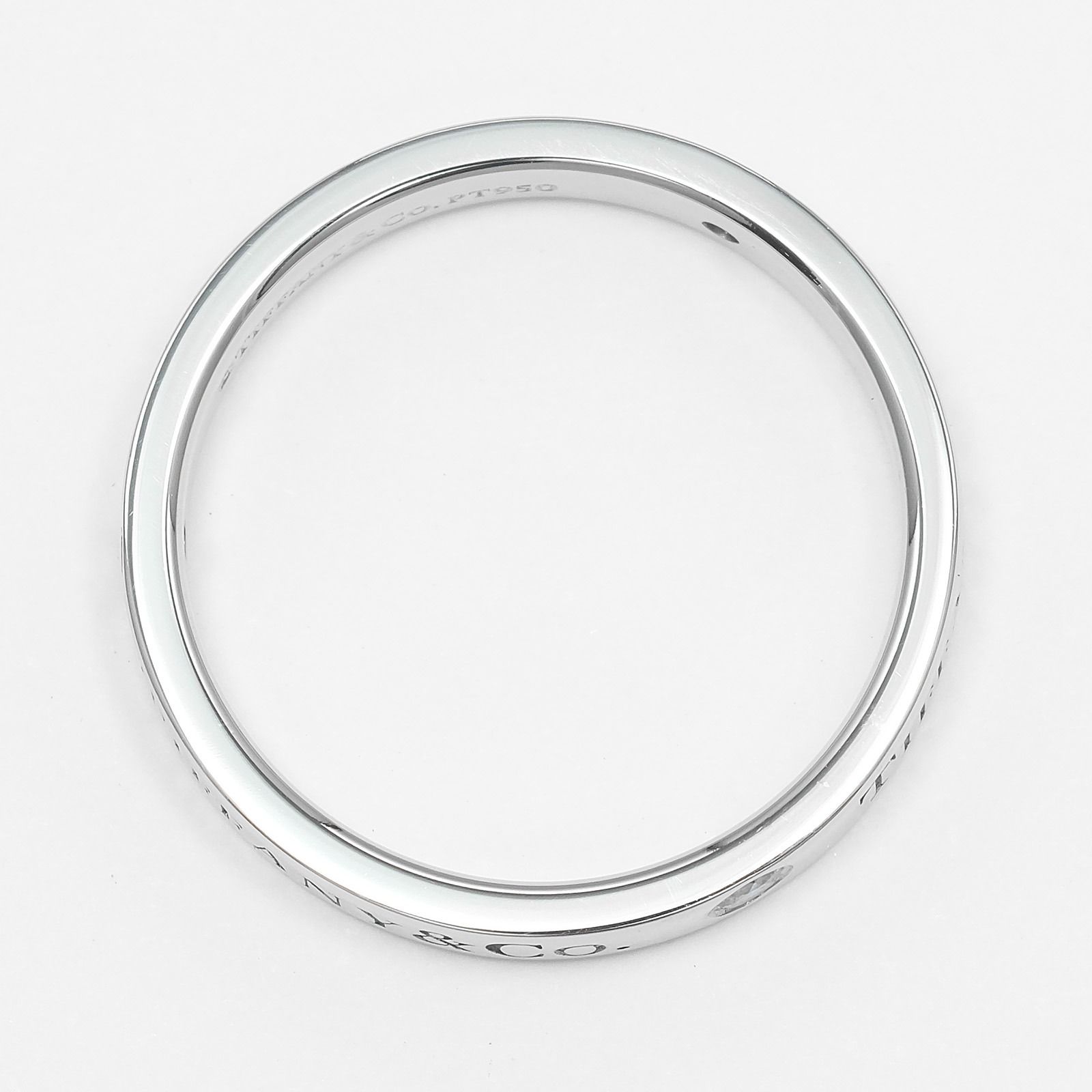 TIFFANY&Co.】ティファニー フラットバンド Pt950プラチナ