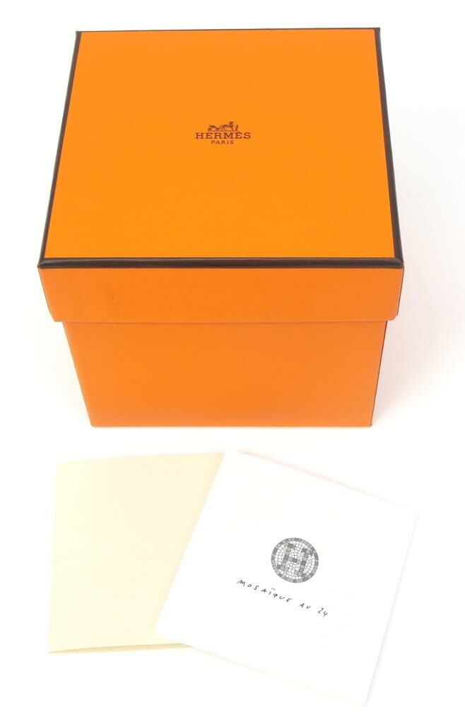エルメス HERMES モザイク ヴァンキャトル プラチナ キャンドル