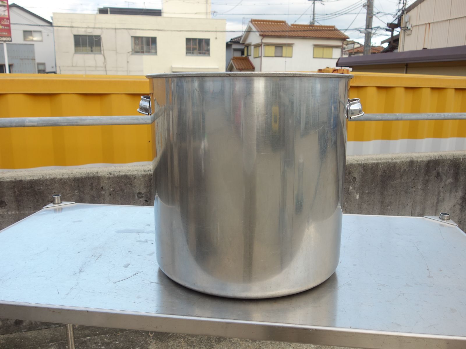 M▽クローバー ストックポット ストッカー ステンレス 保存容器 50L