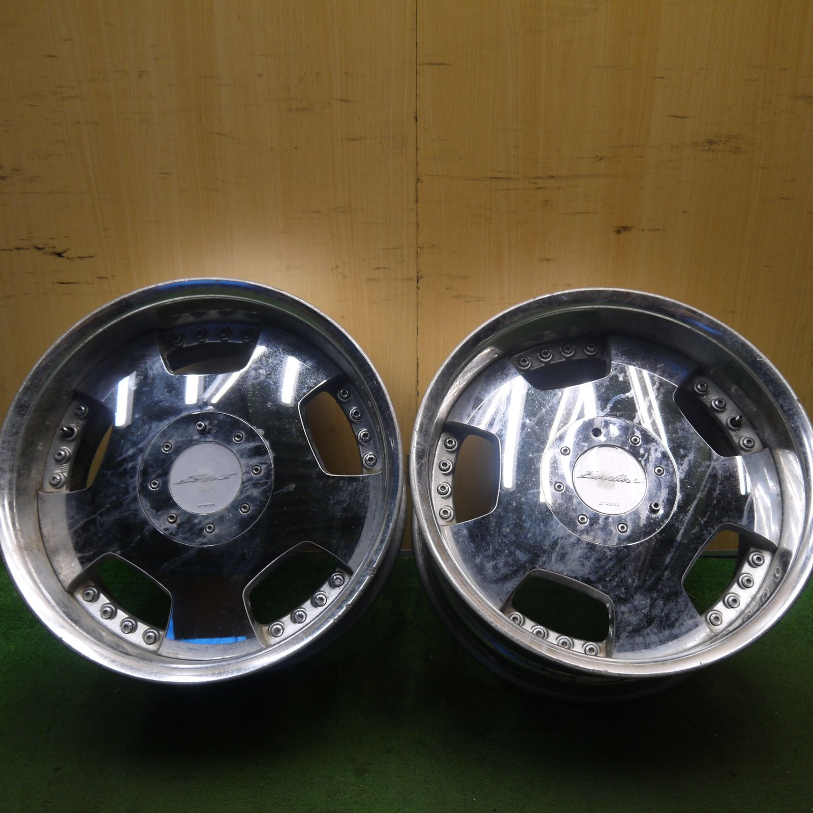 2本価格 WORK Euroline 17インチ ホイール ワーク ユーロライン 17×8.5JJ PCD100 4H 5H マルチ 5100702Hホ