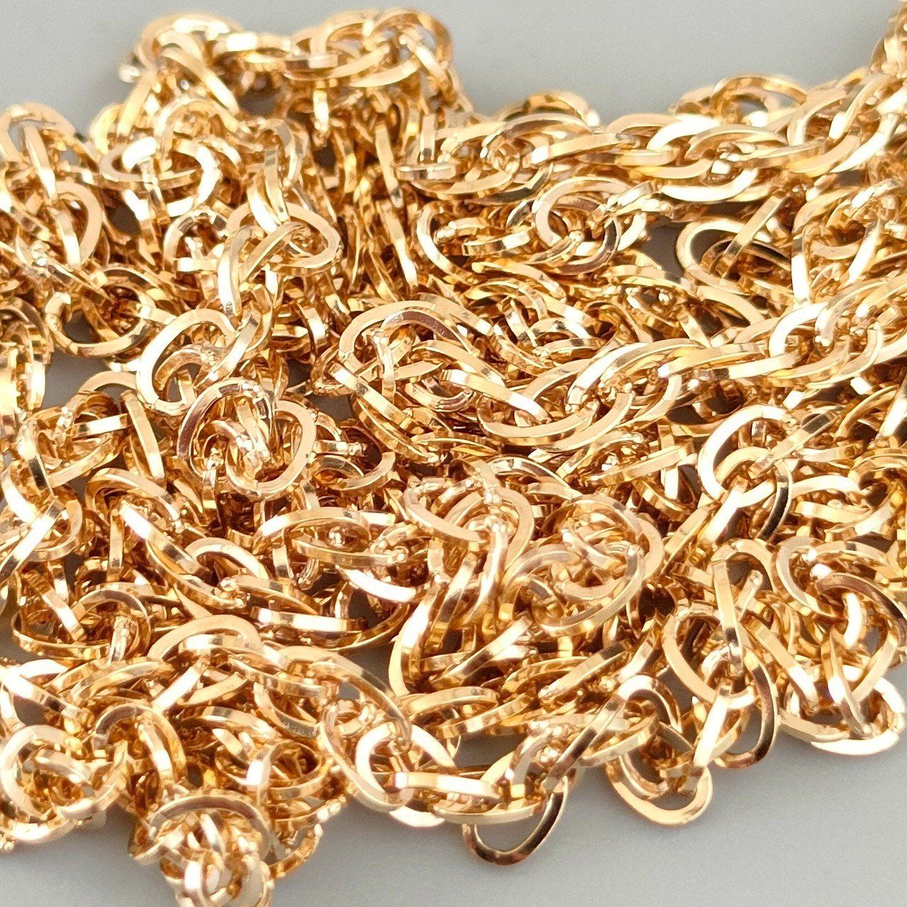 18金 K18 ジュエリーマキ デザインネックレス メンズ 8.69g 60.5