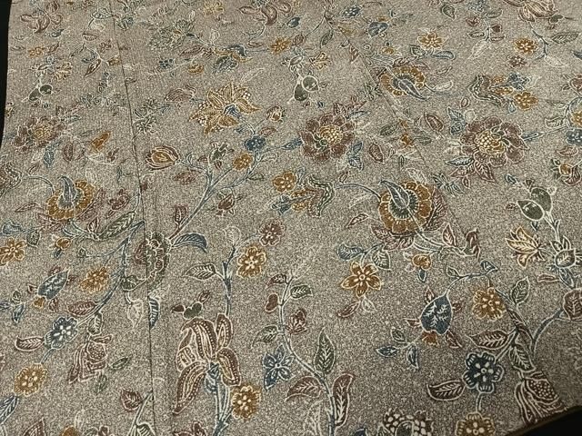 平和屋着物＊夏物 小紋 紗 変わり縞 正絹 逸品 AAAZ8562jd