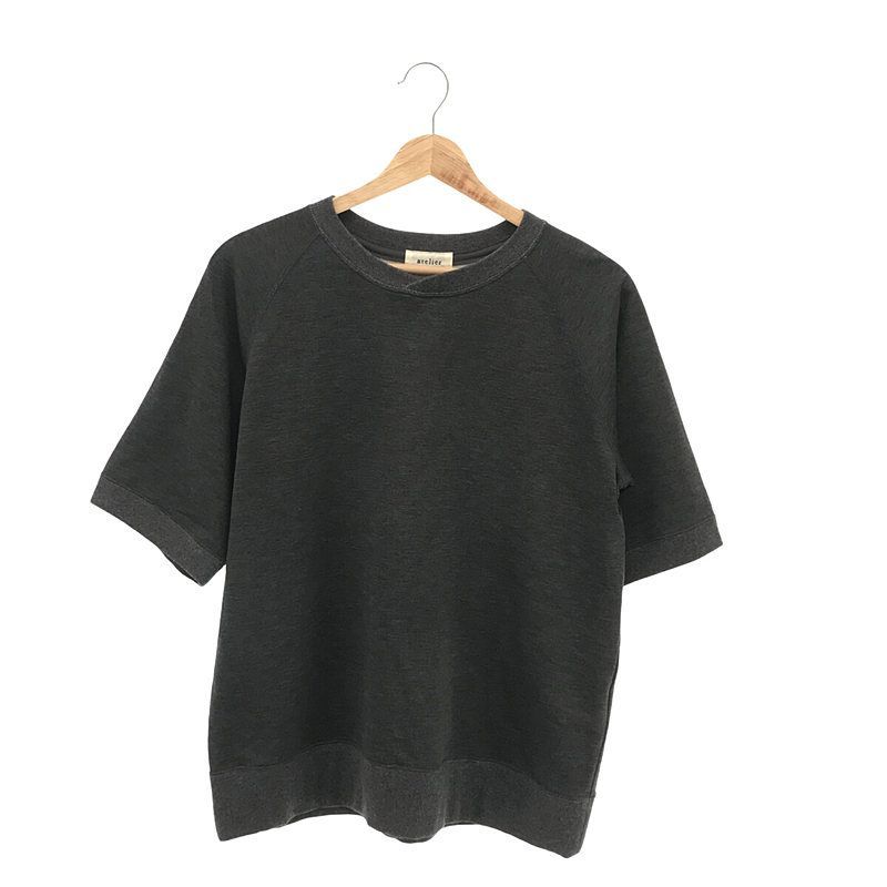 【美品】  atelier naruse / アトリエナルセ | cotton fleece lining sweat shirt / スウェット シャツ プルオーバー | F | グレー | レディース cotton fleece lining sweat shirt - atelier naruse｜Online store