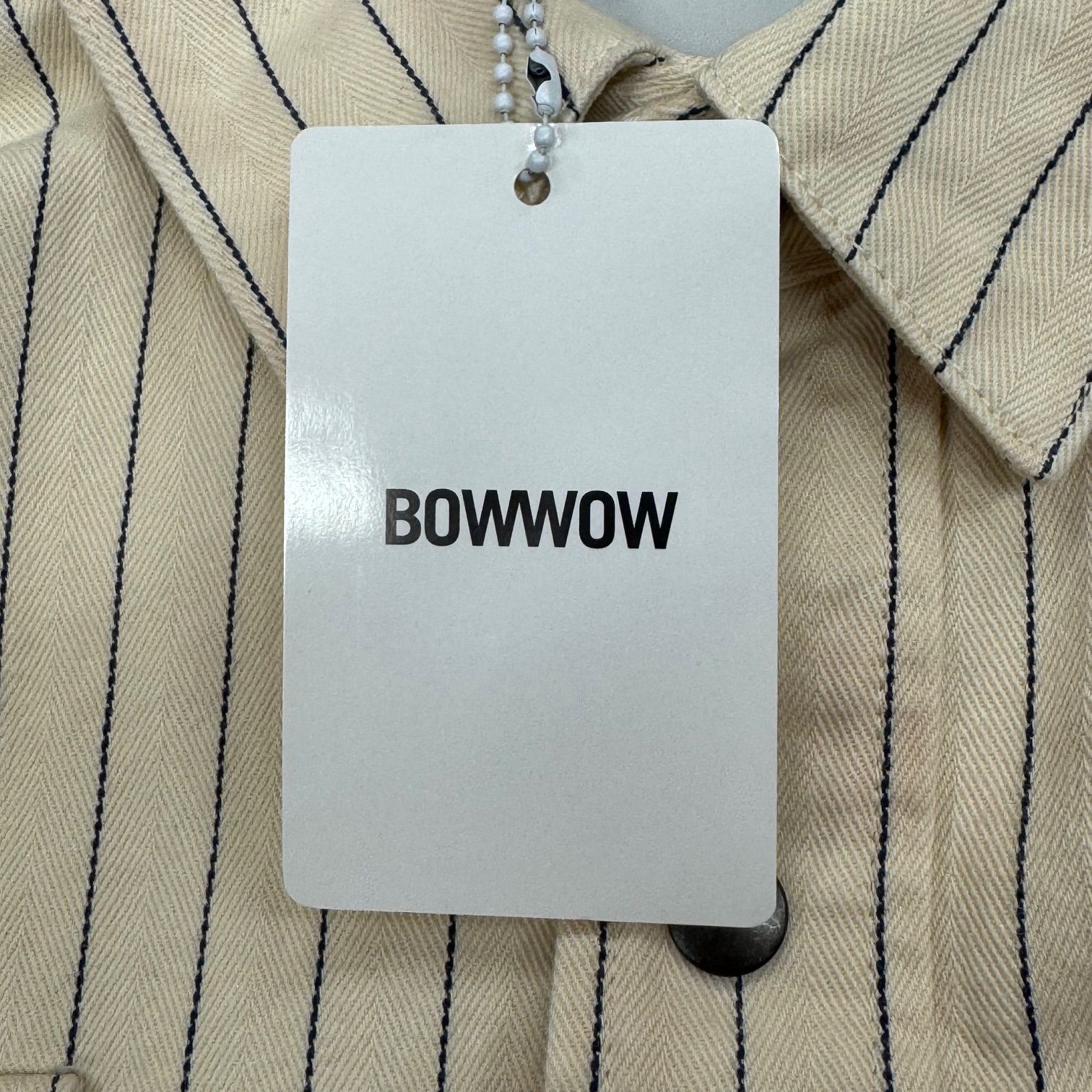 未使用品 BOWWOW COLA STRIPE GAME SHIRTS コーラ ストライプ