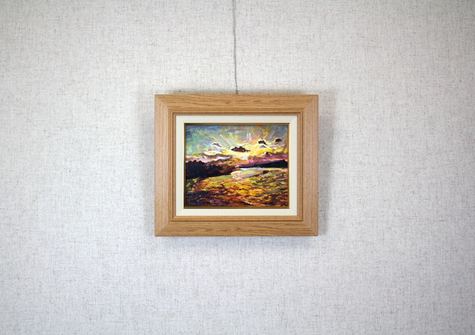 井本全志『朝日・入江』油彩画【真作保証】 絵画 井本全志『朝日・入江』油彩画【真作保証】 絵画 - メルカリ