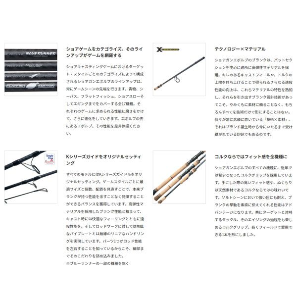 パームス（PALMS）21 ショアガンエボルブ SFTGS-96MH/BL 大型便B