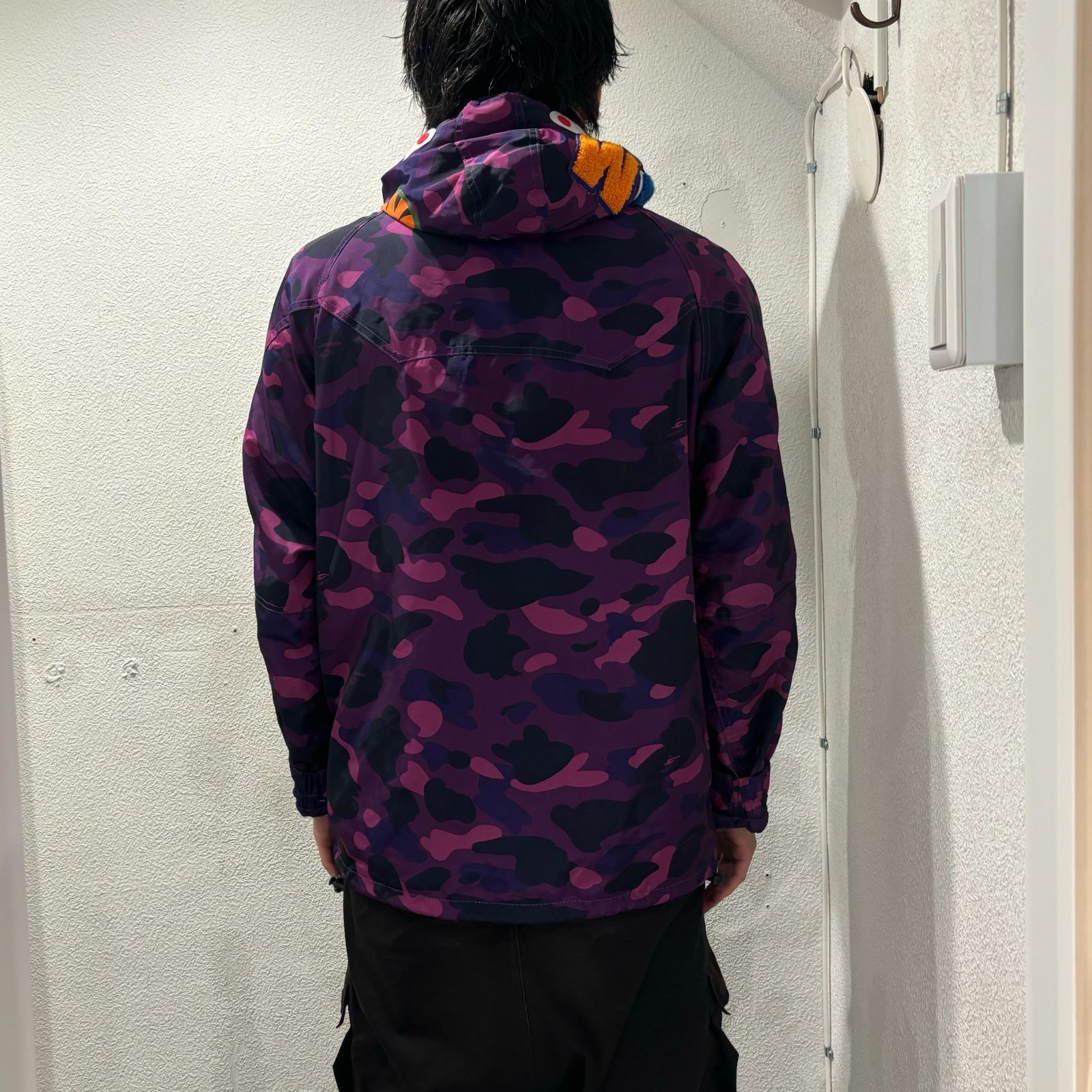 A BATHING APE BAPE エイプ アベイシングエイプ COLOR CAMO SNOWBOARD JACKET PURPLE ジャケット -  メルカリ