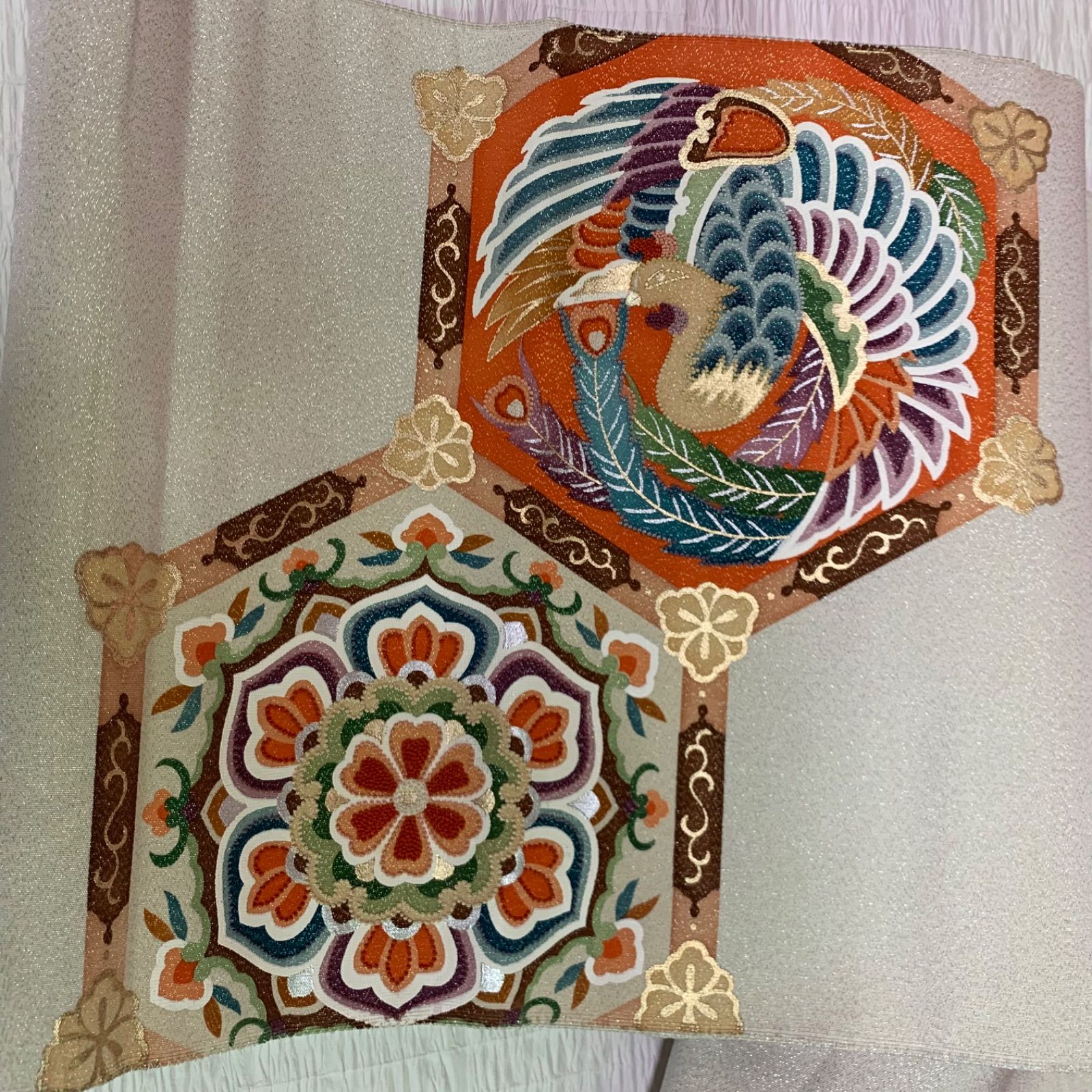 袋帯 相良刺繍華紋 お太鼓柄 | fecd.org.ec