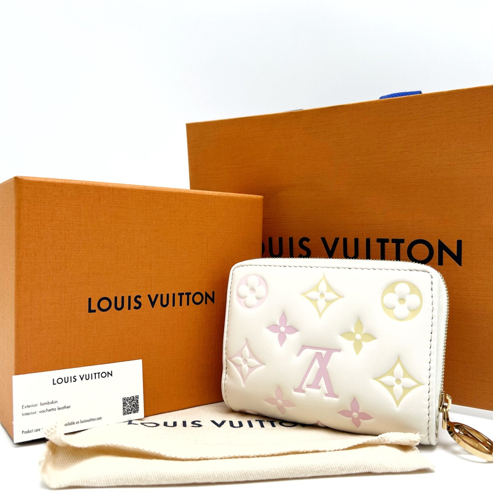 【日本限定色・ICチップあり・美品】ルイヴィトン　折り財布 ポルトフォイユ・ルー 日本限定色・ICチップあり・美品】ルイヴィトン折り財布