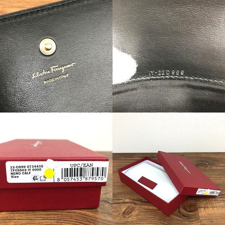 121 送料込み！ 未使用品 Salvatore Ferragamo 長財布 22-D999