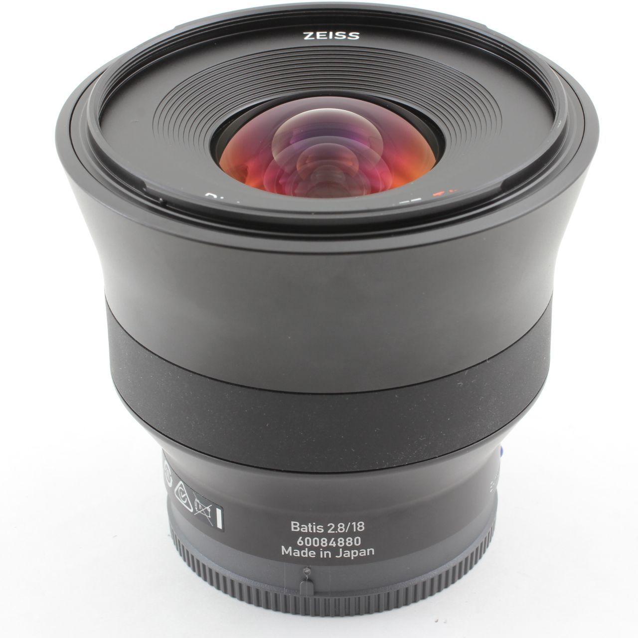 ZEISS Batis 2.8/18 Eマウント 800648 ZEISS Batis 2.8/18 for mirrorless, full-frame system cameras from