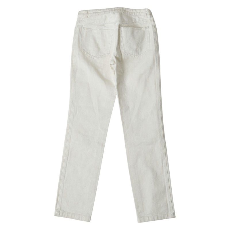 シャネル ジーンズ デニムパンツ サイズ：34 P22104V13234 ホワイト  