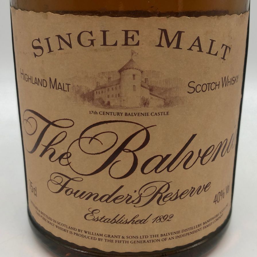 古酒 バルヴェニー10年 ファウンダーズリザーブ オールドボトル