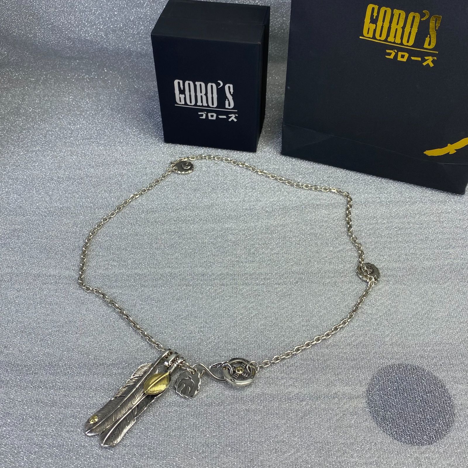 即発・新品未使用】goro's【ゴローズ】フェザーネックレス