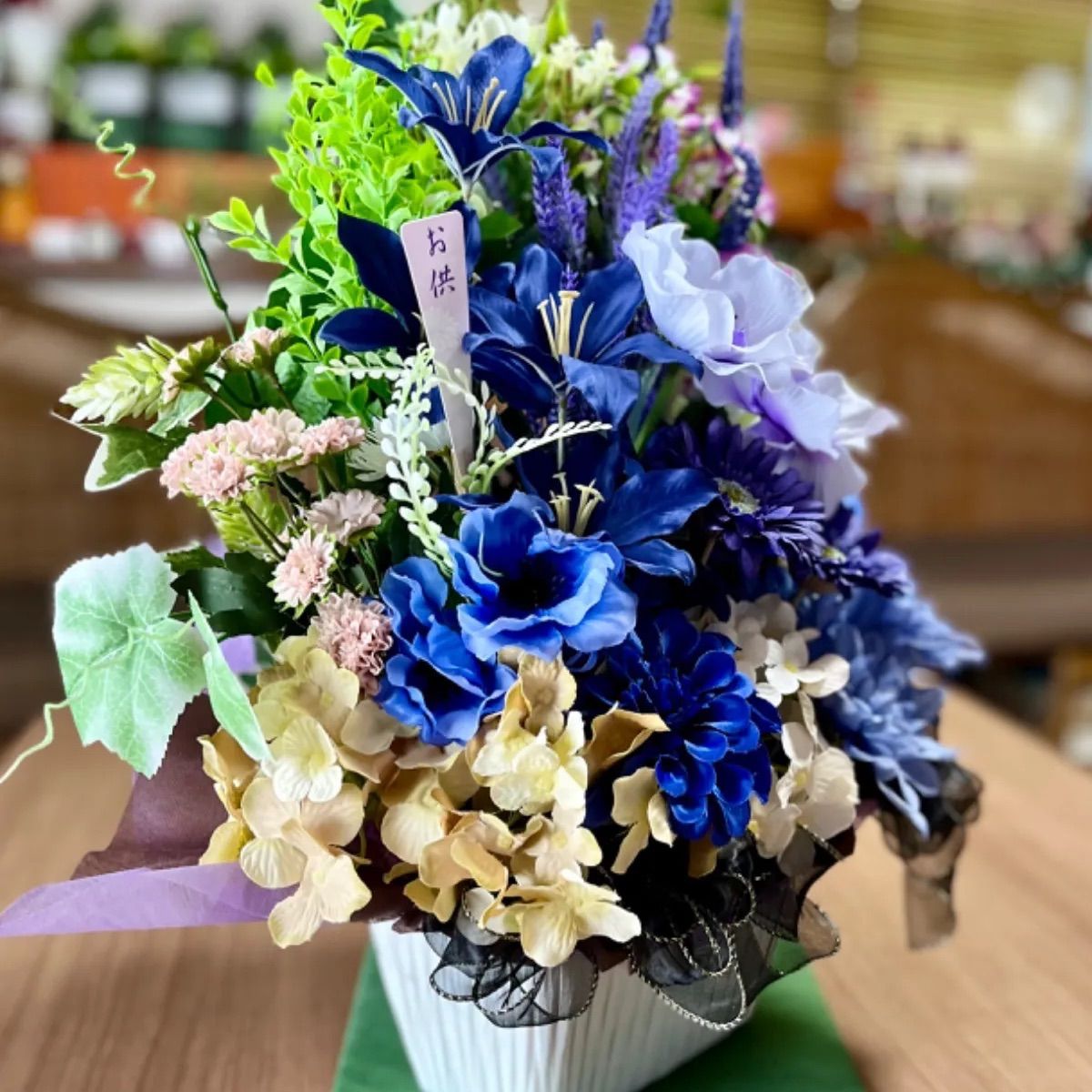 豪華お供えアレンジ＊アーティシャルフラワー