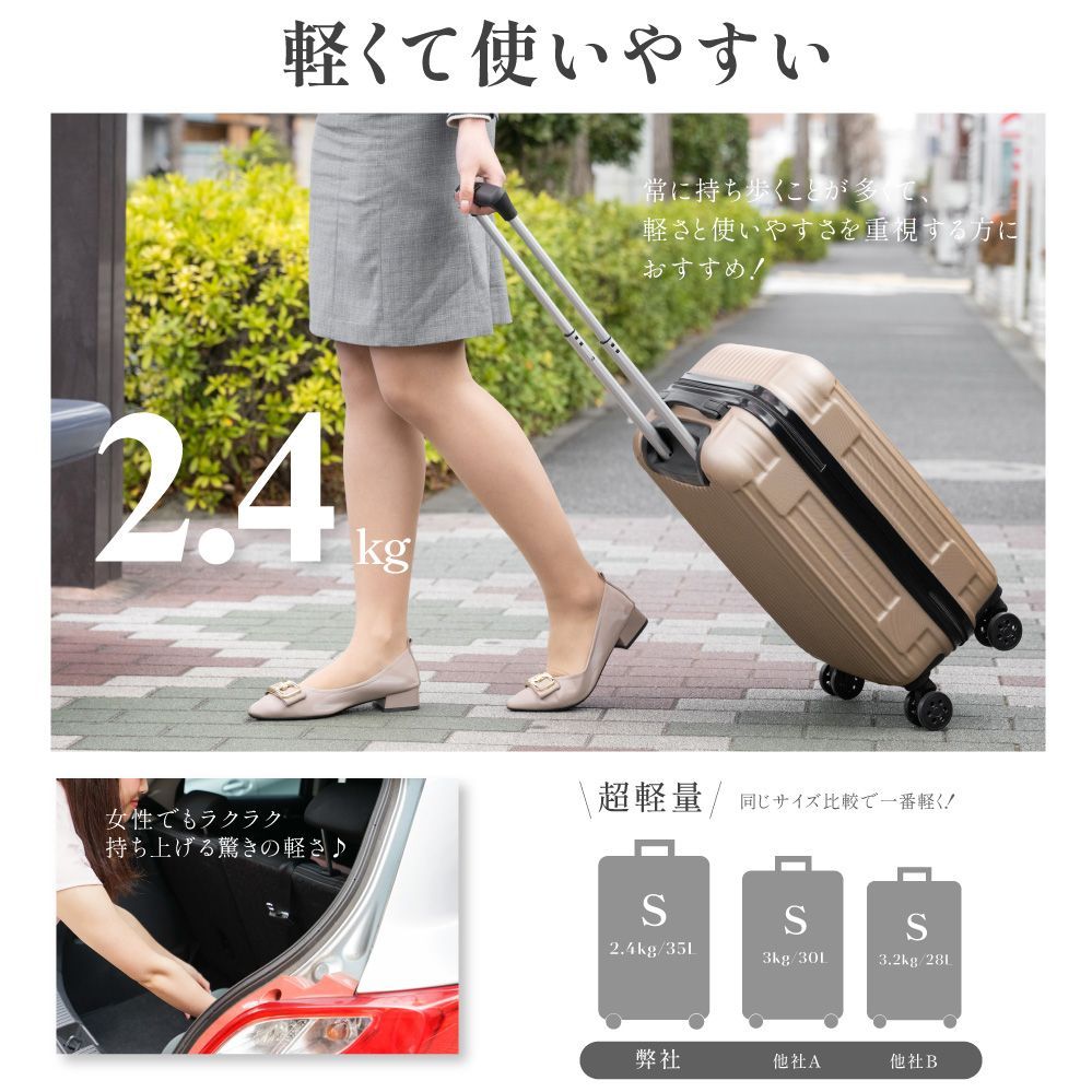 ♪新品＆未使用＆未開封♪ キャリーケース 機内持ち込み スーツケース  Sサイズ  超軽量 TSAロック 2 泊 3日用 かわいい 可愛い 旅行用品 かばん小型 静音キャスター 機内持込 出張用 旅行バック 送料無料 sc101-20