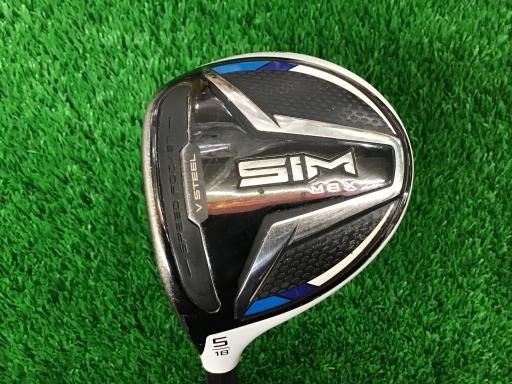 テーラーメイド SIM MAX 5W レフティ USA フェアウェイウッド FW 純正特注シャフト フレックスS メンズ 男性用 左利き レフティ 左用 Cランク ゴルフクラブ