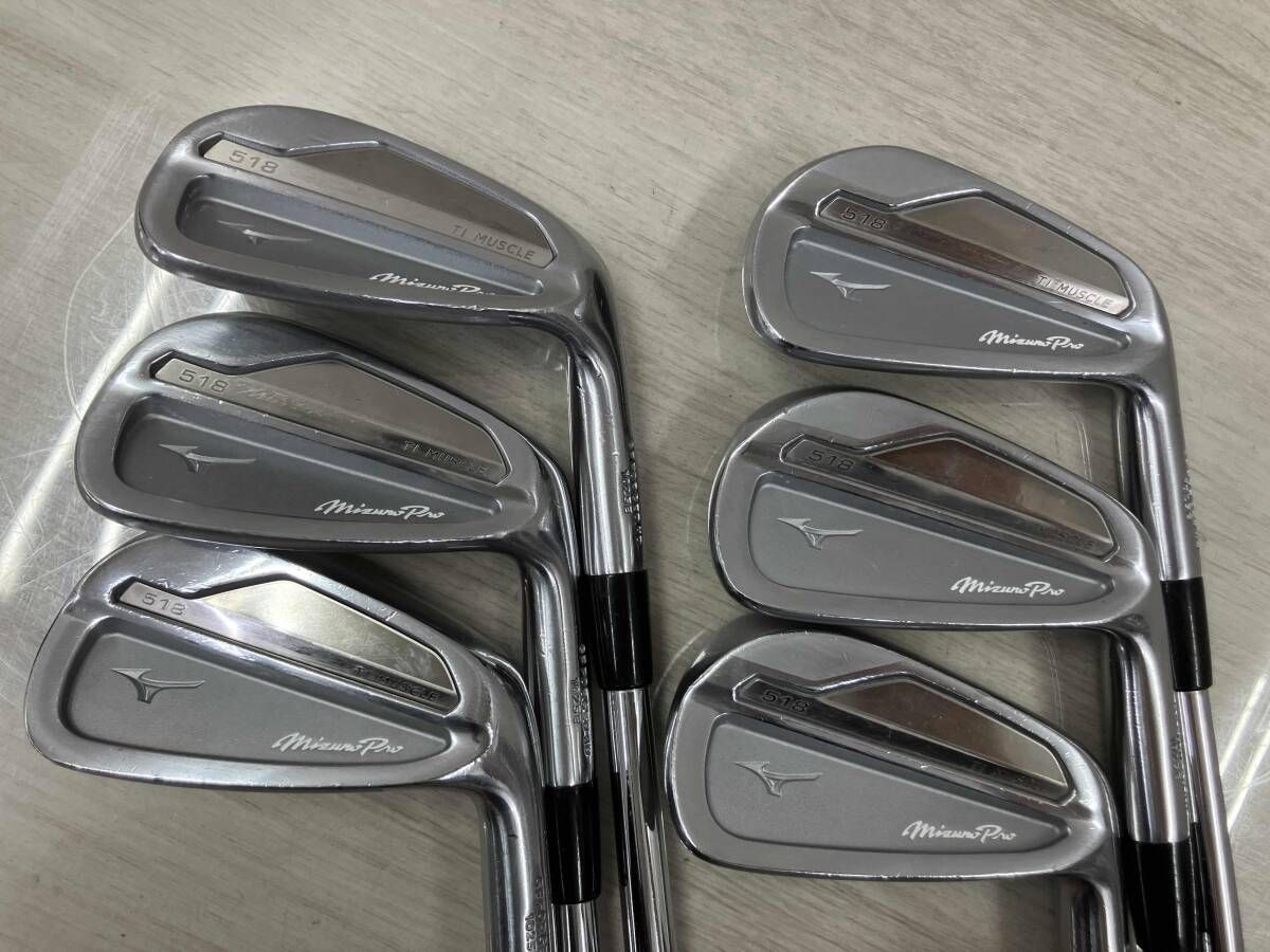 MIZUNO PRO 518 ゴルフクラブ アイアンセット 6本セット - メルカリ