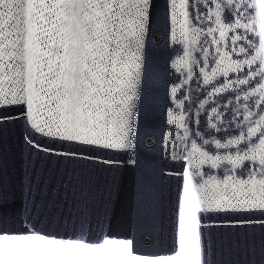 Sacai (サカイ) Bandana Jacquard Knit Pullover 22-03103M バンダナ