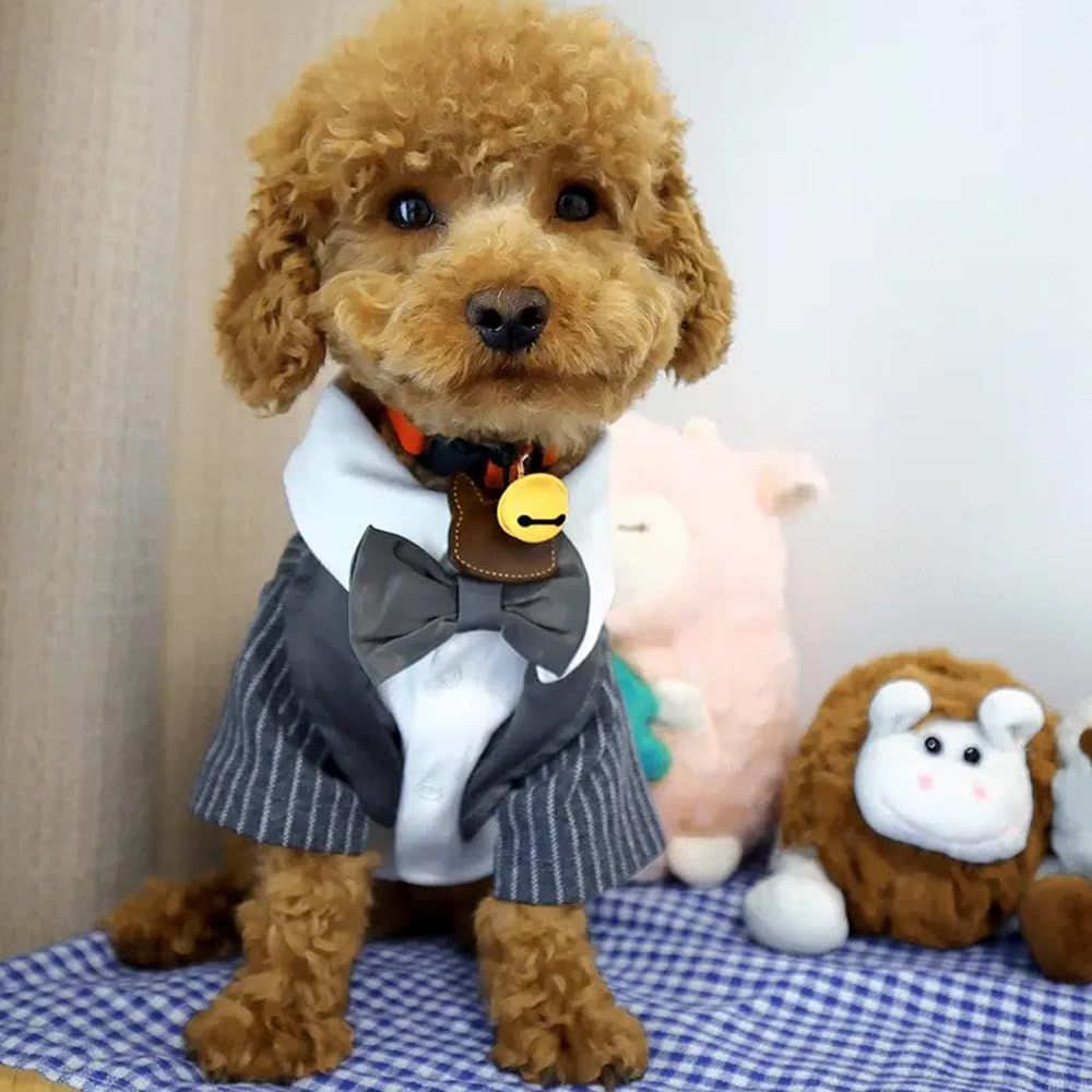 ユキ様の専用ページ⑥ 手作りの犬服 数量限定】YBGGJO ペット タキシード ドッグウェア 手作り犬服
