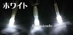 【送料無料】LEDイルミネーション、ストリング(ストレート)、常点、プロ仕様(V3)、100球、ホワイト 【代引不可】