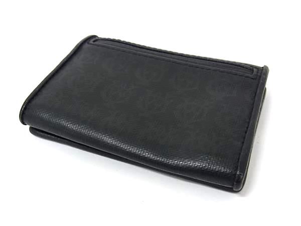□美品□ dunhill ダンヒル ウィンザー PVC×レザー カードケース