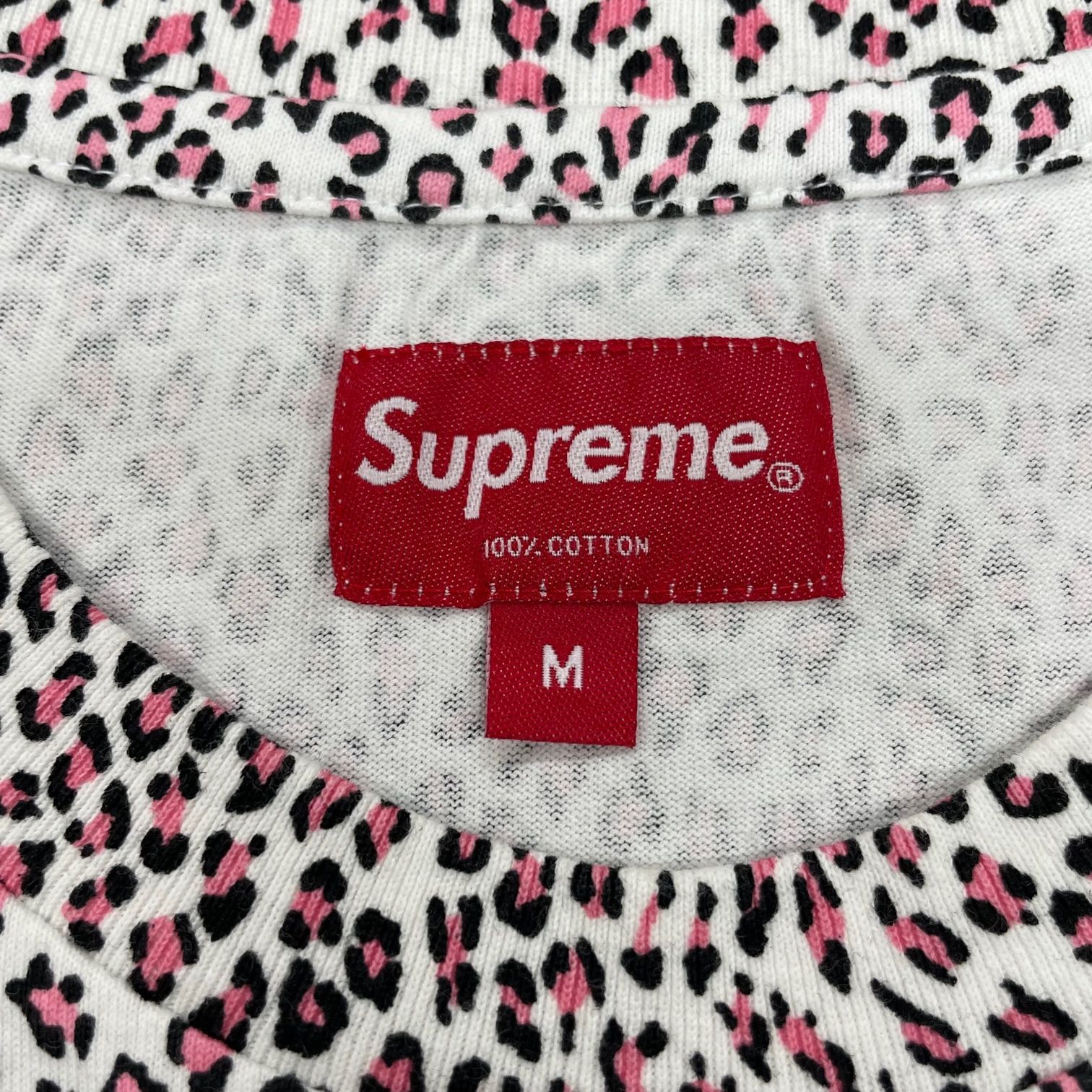新品 国内正規 SUPREME 22SS Small Box Logo Tee ピンクレオパード