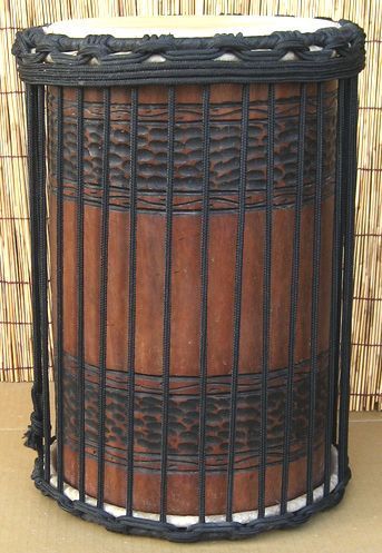 アフリカの、楽器、デュンデュン アフリカの、楽器、デュンデュン アフリカ太鼓 ジャンベ ドゥンドゥン