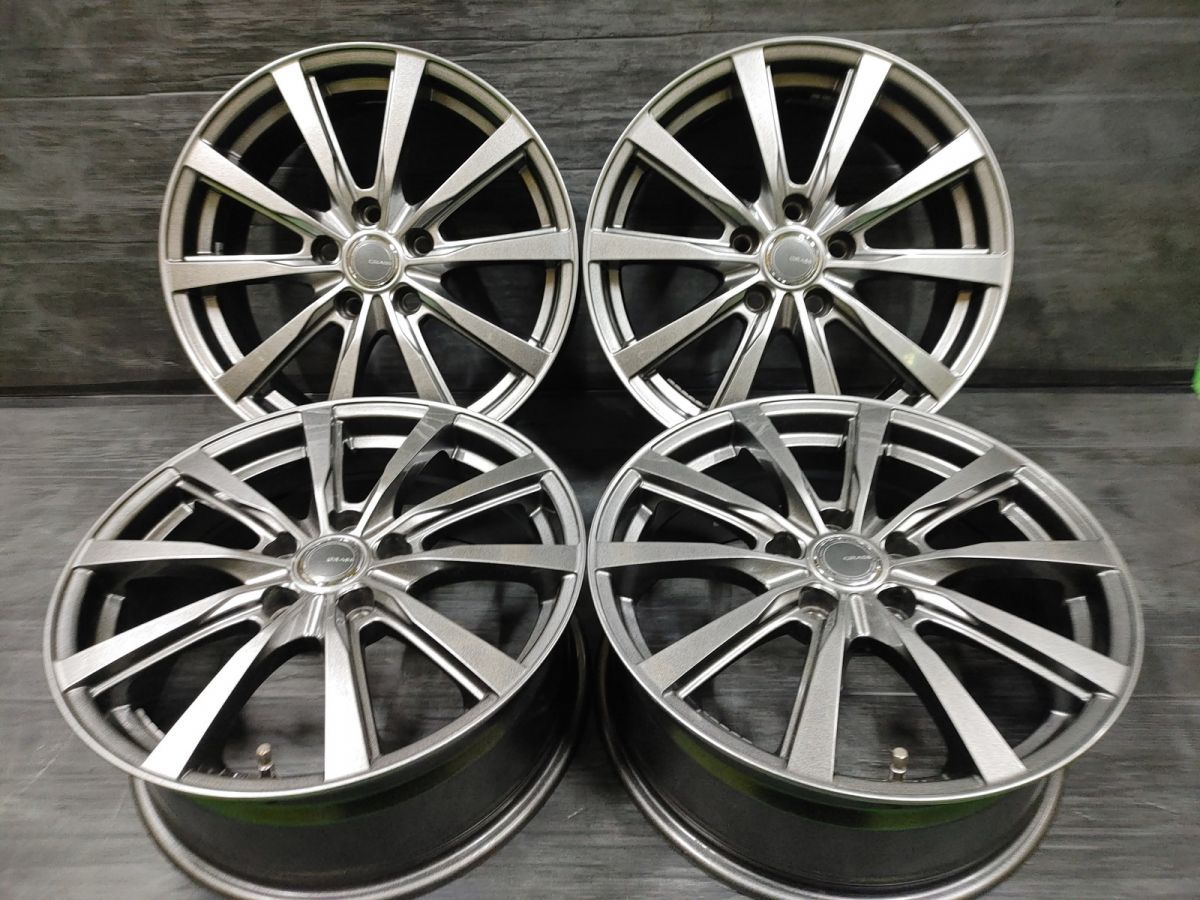 トヨタ MXPJ10 ヤリスクロス GRASS 社外 17インチアルミホイール 4本SET 7.0J +48 5H 114.3 60φ トヨタ純正アルミナット用