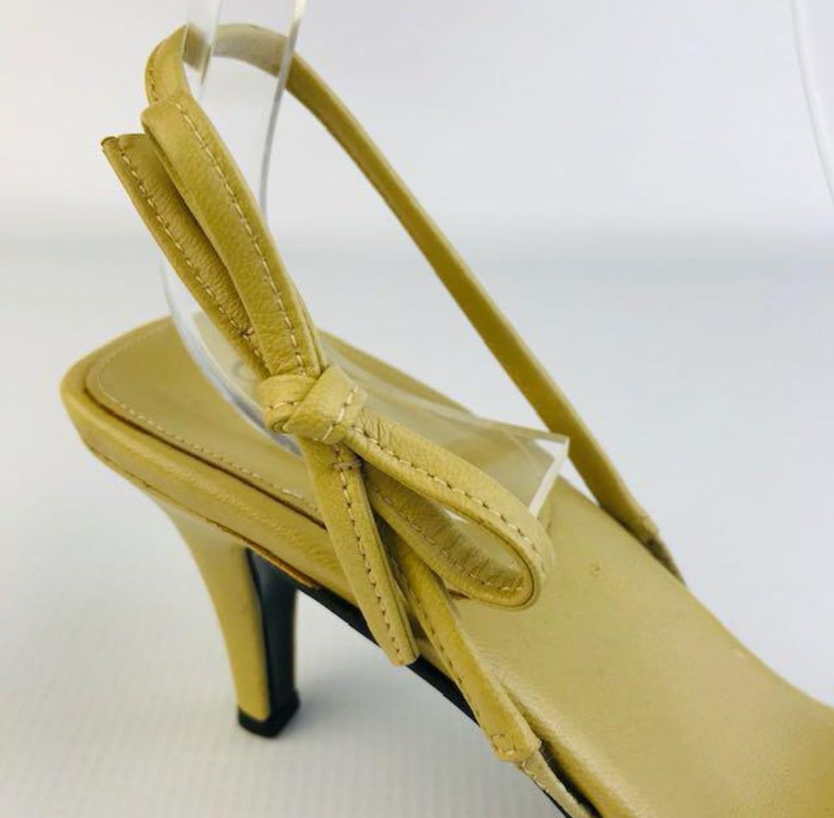 美品☆GUCCI・グッチ レディース レザー切替し バックストラップ  