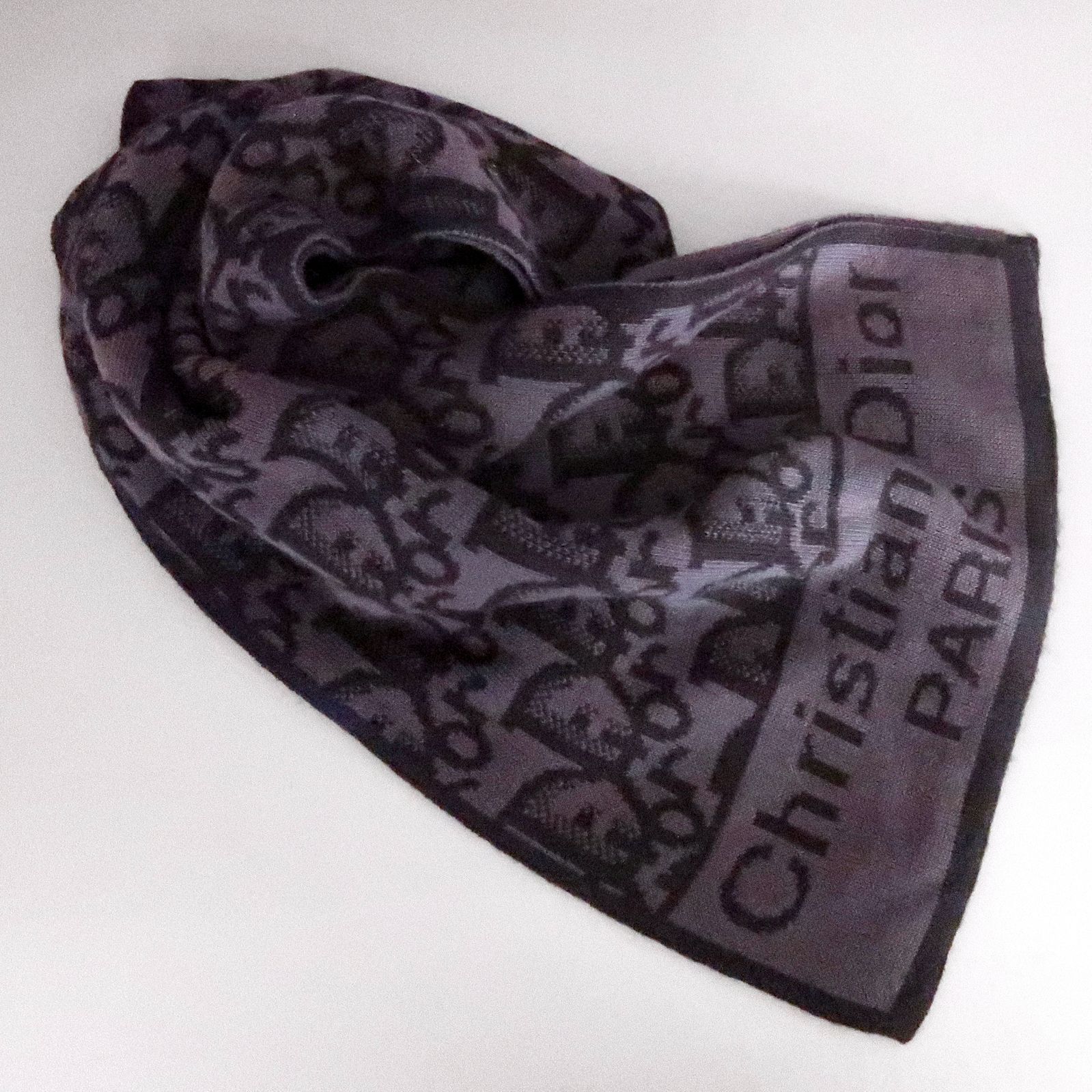 Christian Dior　レディース　トロッター　総柄　マフラー　ストール Christian Dior レディース トロッター 総柄 マフラー ストール