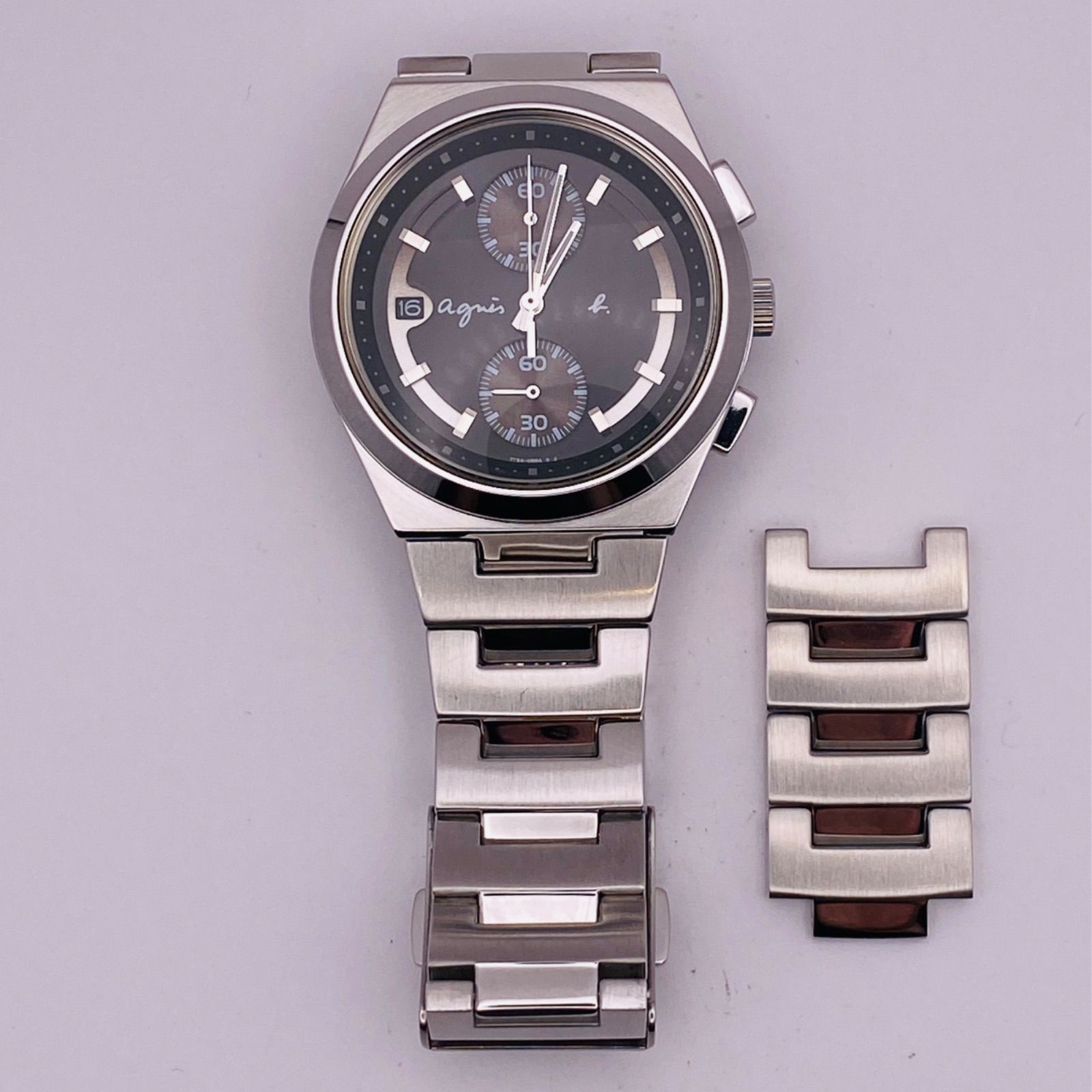 T141）美品 稼動品 SEIKO セイコー 7T94-0AX0 agnes-b アニエスベー 