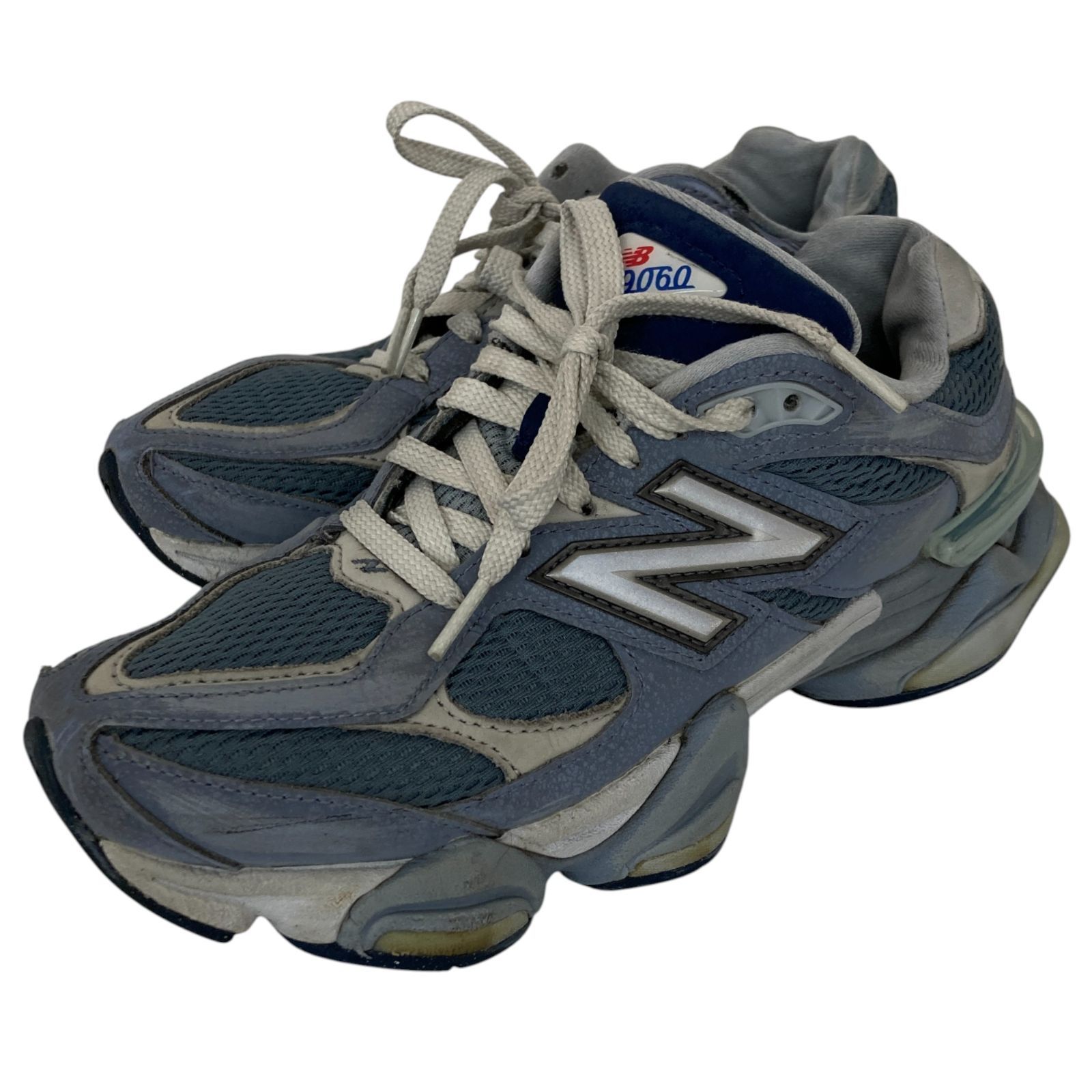 訳あり new balance ニューバランス ブルー系 スニーカー 24.5 